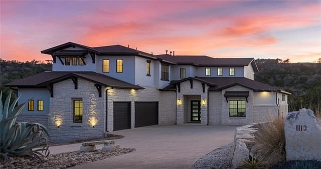 Home is situated on an amazing lot to capture breathtaking sunsets.