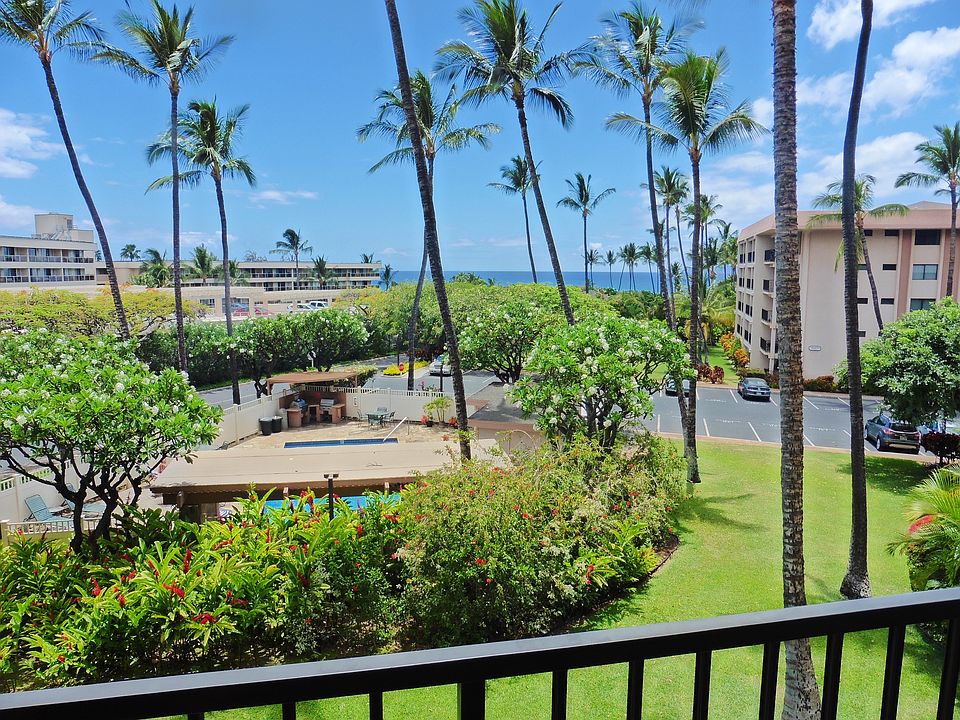 Aloha-inducing palm trees, hibiscus, plumerias... and ocean