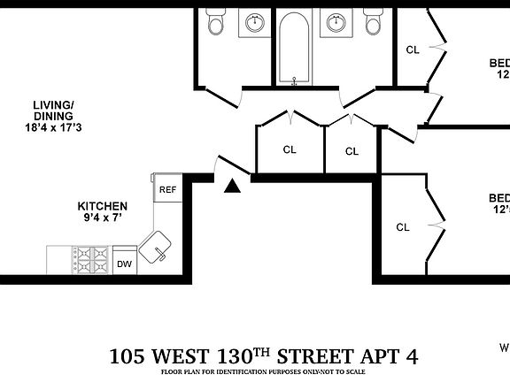 2nd image of 105 W 130th St #4