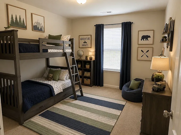 Upstairs Bedroom #1.
