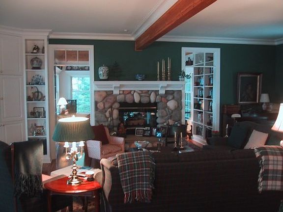 Family Room view into Sunroom