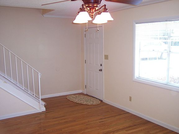 Living room with new hardwood floors
