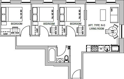 2nd image of 15 E 11th St APT 8N