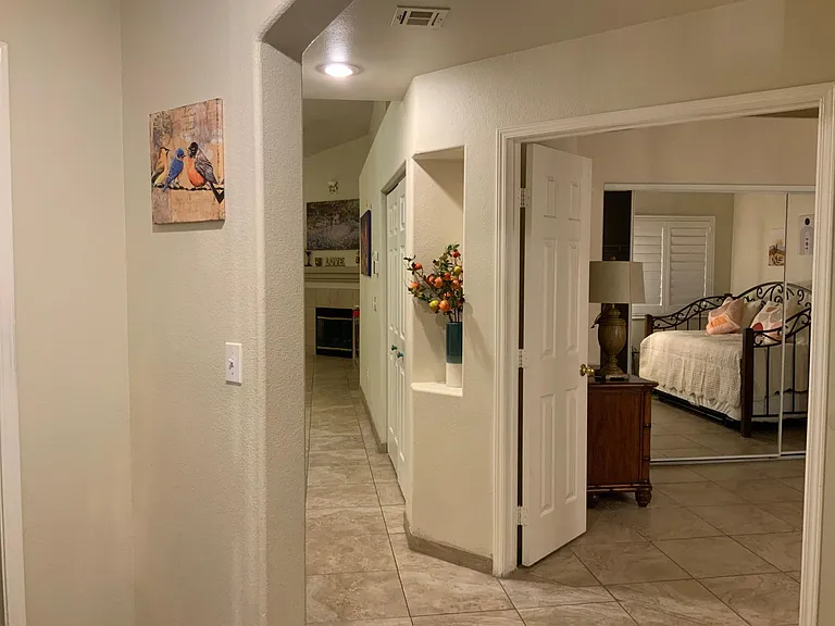 Entry door area