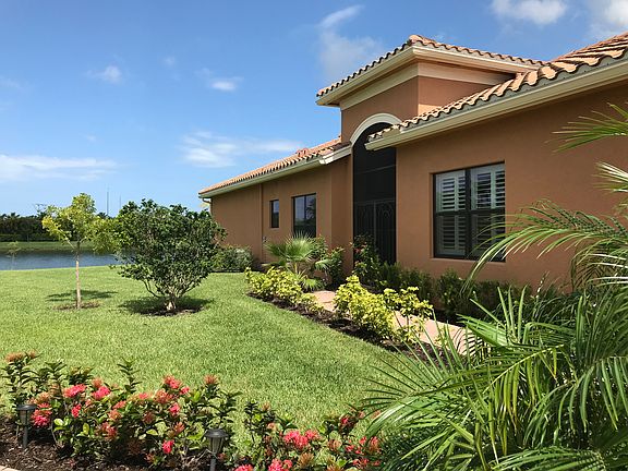 Villa entry lake view