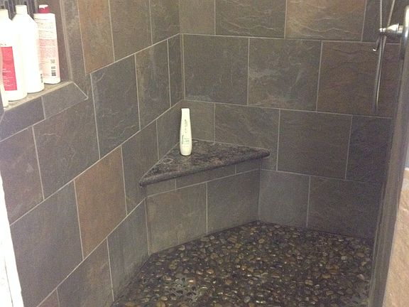 Walk in Master Shower