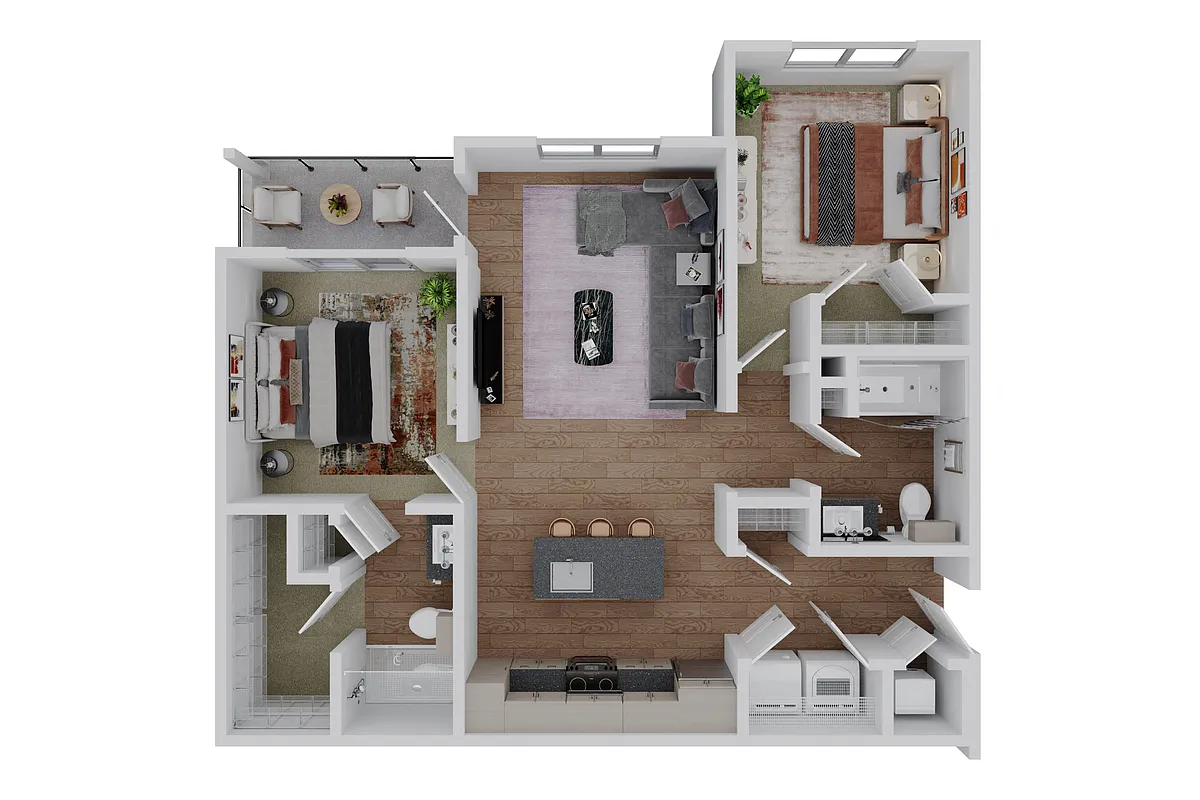 Floor plan Classic+ (B1+)