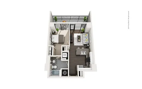 Floor plan Highrise A2