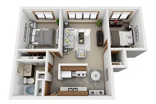 Floor plan East Alpine A
