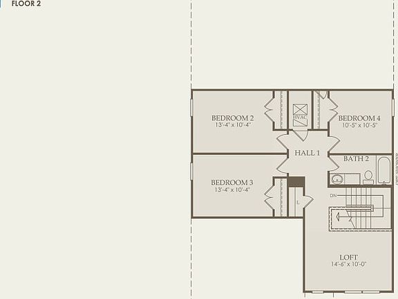 Dinero Floor Plan, Quick Move-in Home, Floor 2