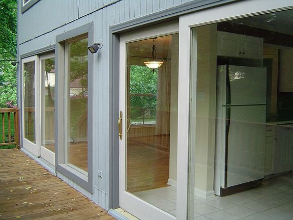 East Deck into Kitchen, Dining Room