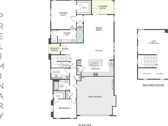Plan 3XA Preliminary Floorplan