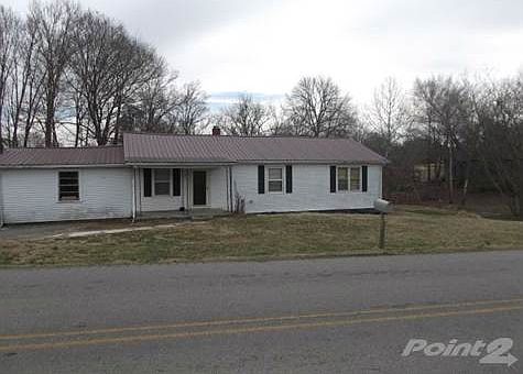 Barn in corner of property