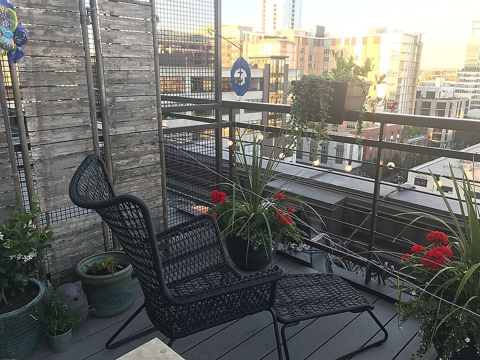 Deck with mountain view
