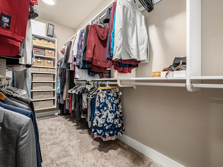Master bedroom closet