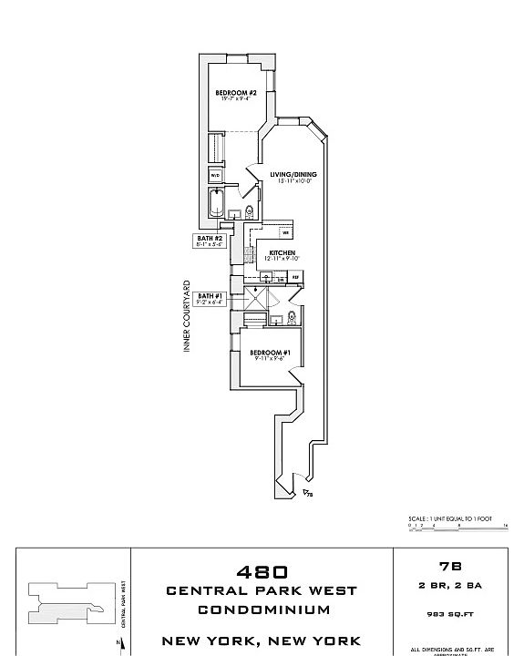2nd image of 478 Central Park W APT 7B