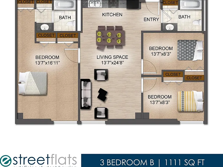E Street Flats - Student Housing — Photo 89