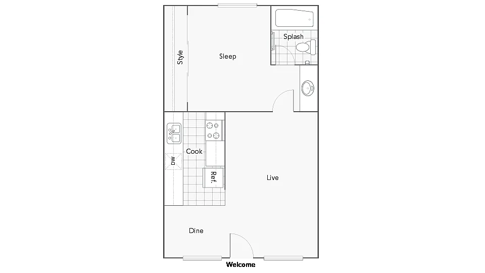 Floor plan A1R
