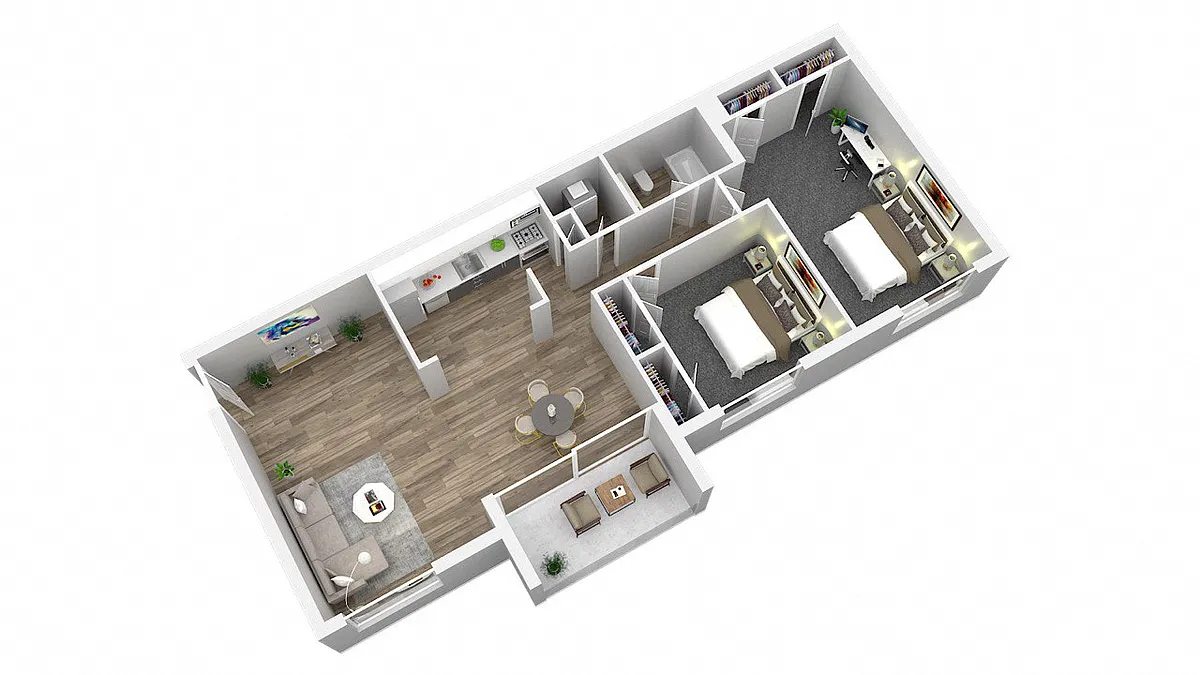 Floor plan B2 Maple