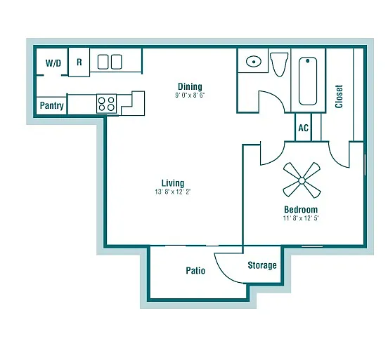 Floor plan B