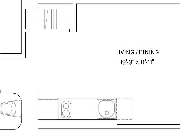2nd image of 212 W 91st St #1219