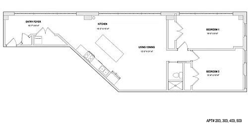 Floor plan The Jensen