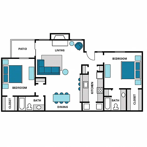 Floor plan B2