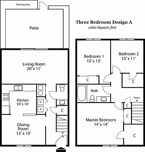 Floor plan 80