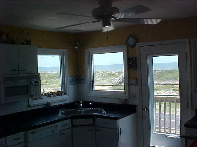 Ocean view from kitchen