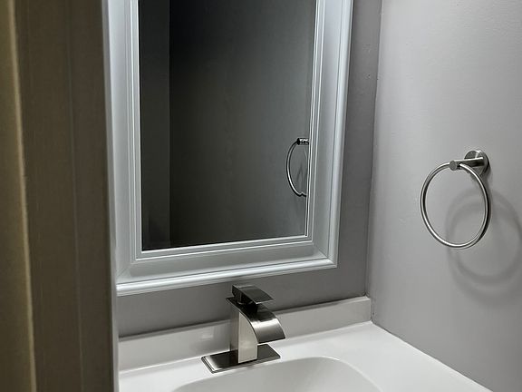 half bath on middle floor