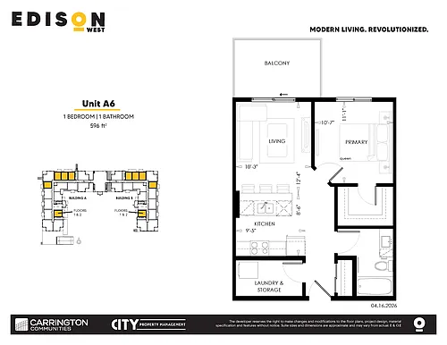 Floor plan A6