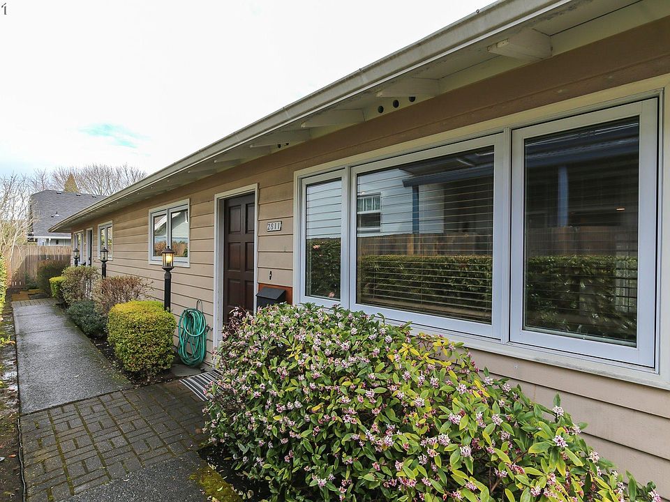 Professionally landscaped yard