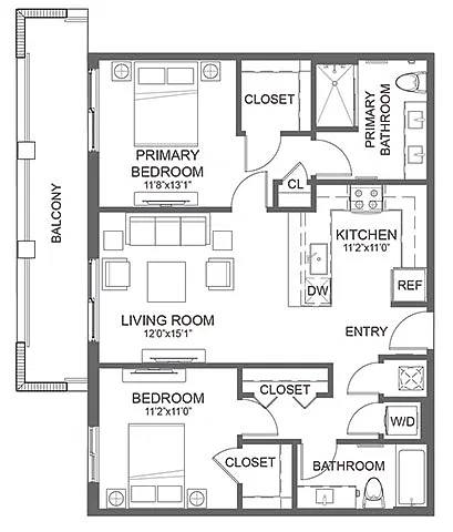 Floor plan B7