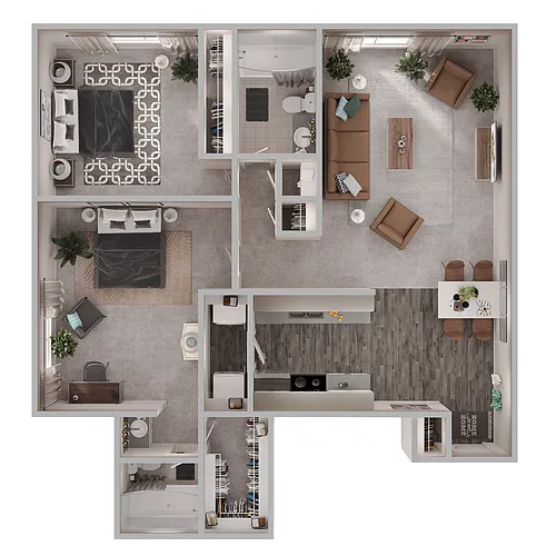 Floor plan 2E-ii