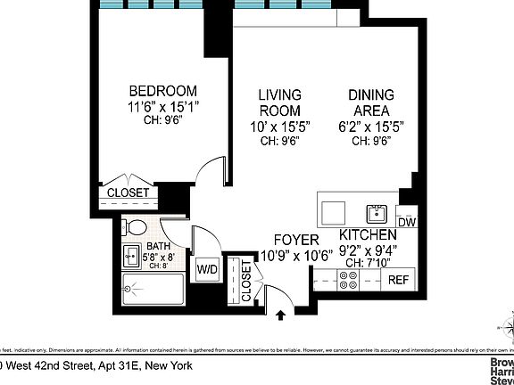 2nd image of 350 W 42nd St APT 31E
