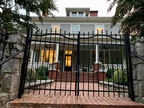 Secured front yard entry.