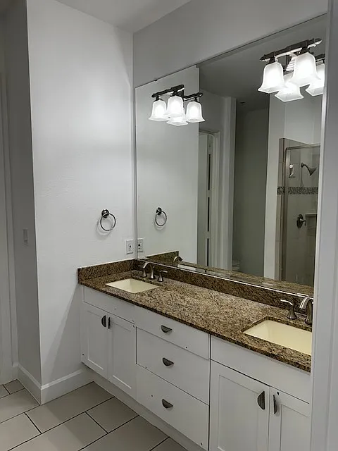 1st Bathroom - Primary - double sinks