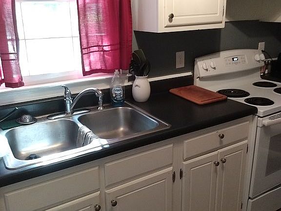 Kitchen with new range