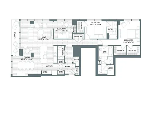 Floor plan F-PH