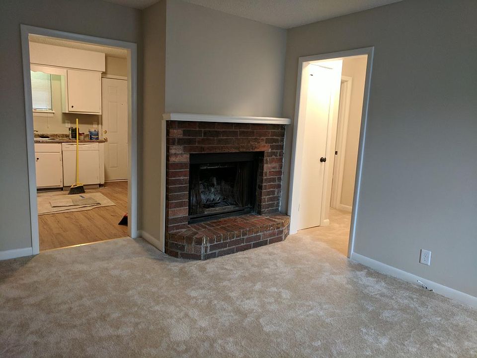 Wood Burning Fireplace in Living Room