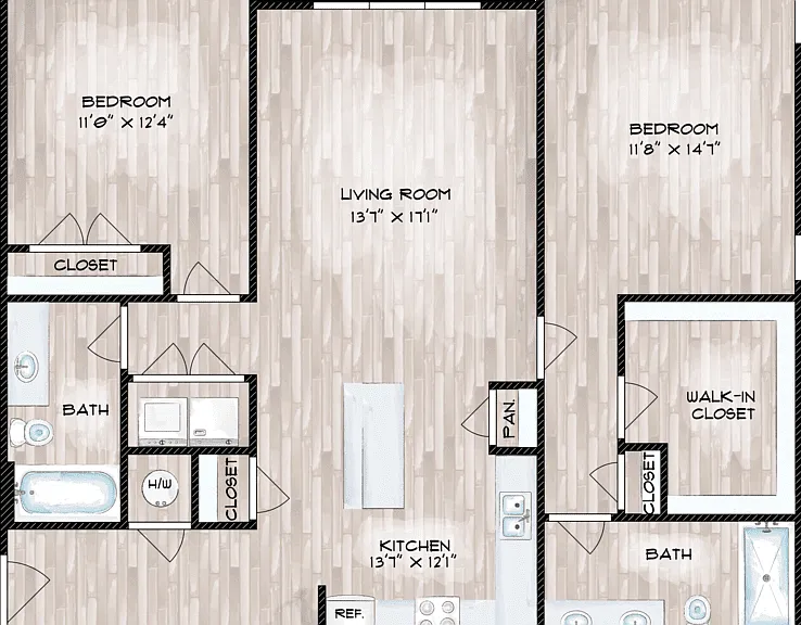 2D Floorplan Diagram