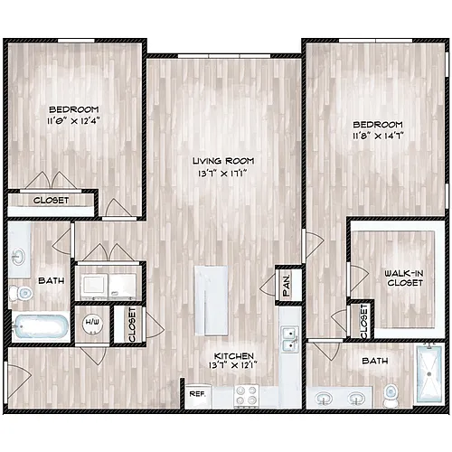 Floor plan 2D "Capri"