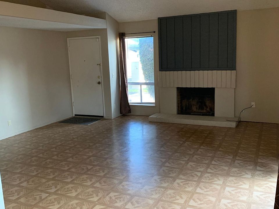 Living room looking at front door.