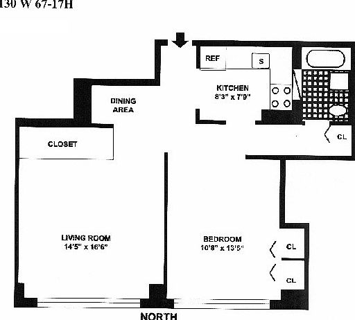 1st image of 130 W 67th St APT 17H