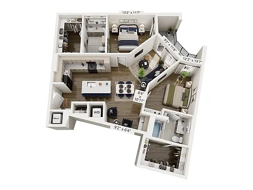Floor plan B6