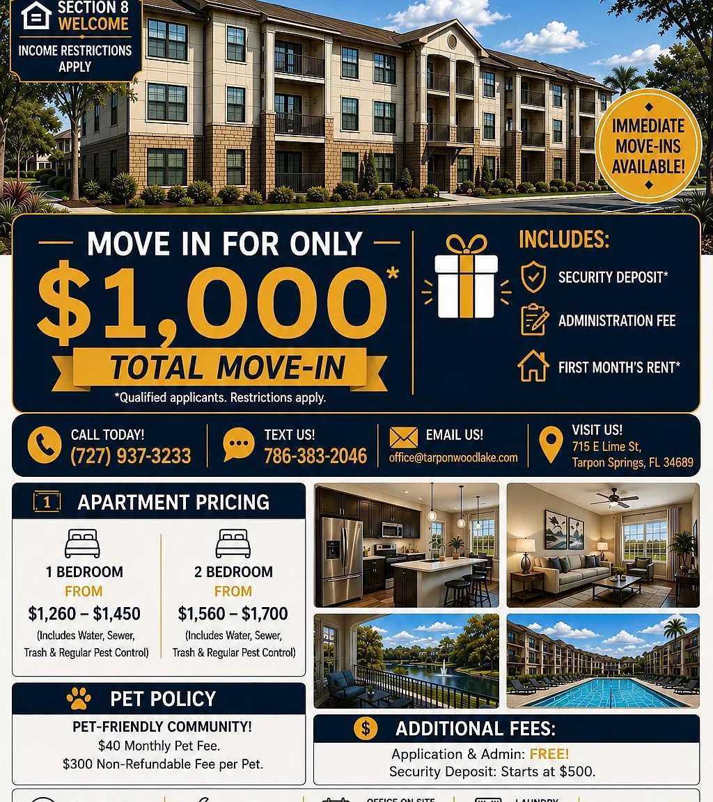 Tarponwood Lake Apartments — Photo 2