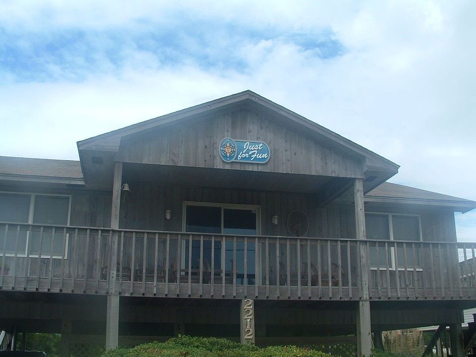 Front deck and sliding glass doors
