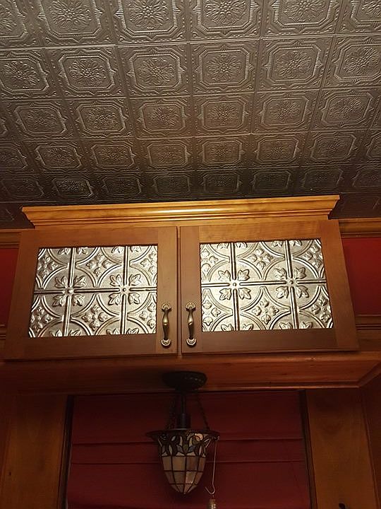 Kitchen w/ Faux Tin Ceiling