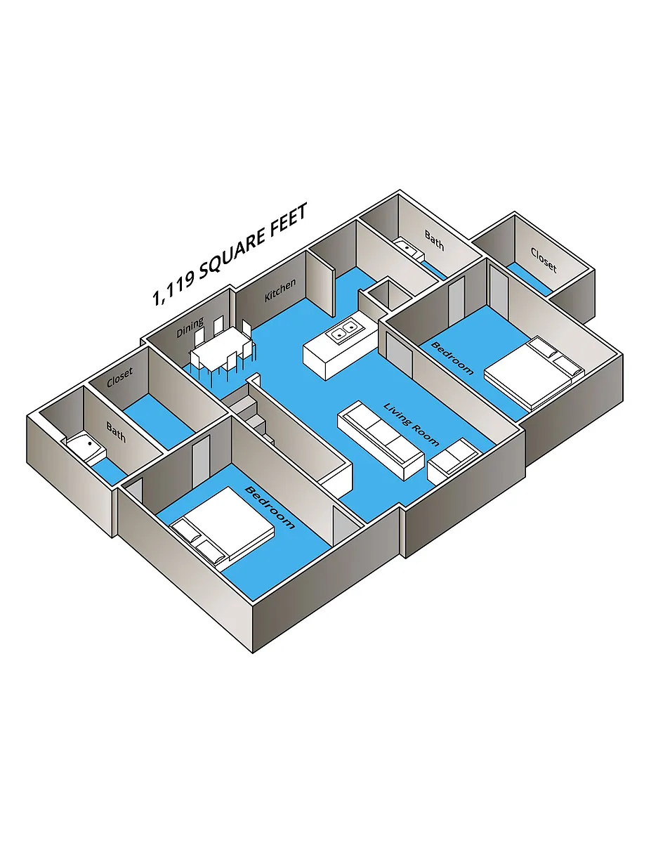 Floor plan B3