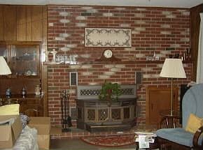 cozy wood burning stove